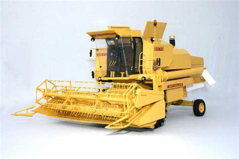 scale scratchbuilt nh combine tractor toy farm toys