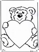 Valentijn Beertje Walentynkowy Valentin Ourson Misiu Walentynki Valentijnsdag Kleurplaten Teddy Advertentie Ogłoszenie sketch template