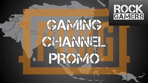 game channel promo youtube