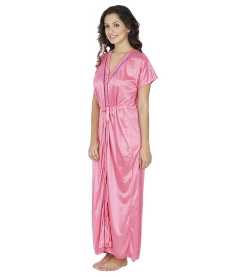 Buy Klamotten Pink Satin Robe Online At Best Prices In