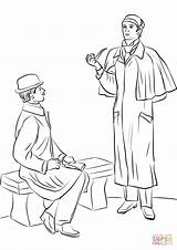 Sherlock Watson Holms Disegno Ausmalbild sketch template