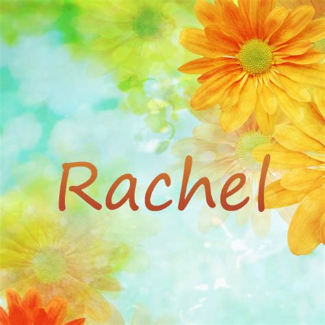 Pictures With Name Rachel