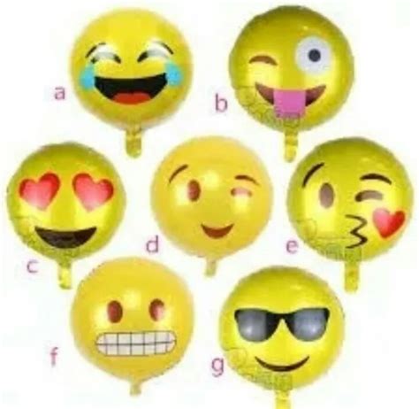 Globos Emoji Caritas Feliz Emoticones Amor Bs 68 233 75 En Mercado Libre