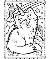Coloring Pages Uni Color Unicorn Cat Unikitty Kitty Crayola Creatures Into Turn Convert Imaginary Alive Print Jane Christmas Colouring Kids sketch template