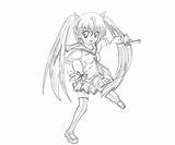 Aria Kanzaki sketch template