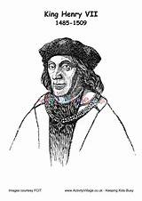 Henry Vii Colouring Pages Village Activity Explore sketch template