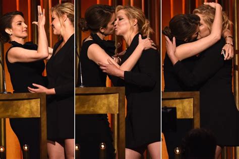 Amy Schumer And Tina Fey Shared A “very Awkward Staged
