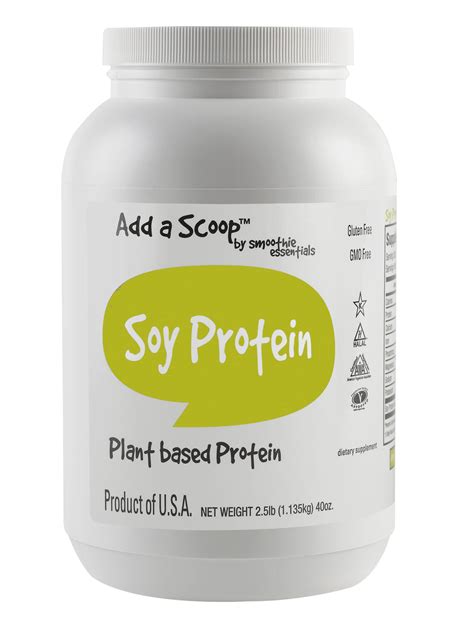 soy protein blend add  scoop