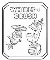 Coloring Whirly Crush Rusty Rivets Pages Printable sketch template