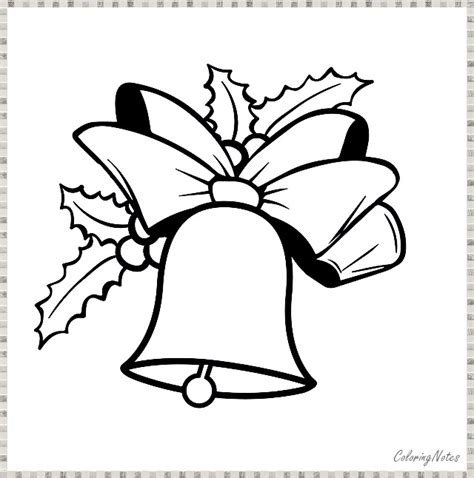 christmas bells coloring pages  christmas coloring pages