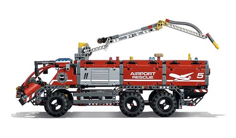 lego technic airport rescue vehicle  toys character george
