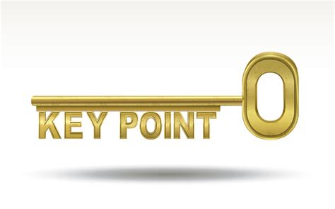key point golden key stock illustration  image  istock