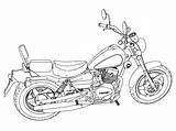 Coloring Pages Motor Bike Motorcycle Popular sketch template