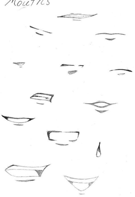 manga mouths anime manga mouths by brp393 manga drawing tutorials
