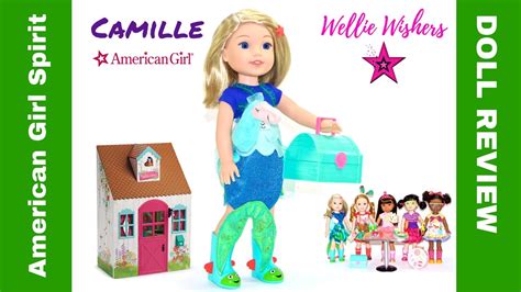 welliewishers doll camille ocean treasures set review american girl