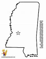 Mississippi Coloring State Pages Outline Maps Kids Map Printable Flag Yescoloring Choose Board Sheets Drawing Flags sketch template