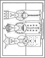 Kings Frankincense Myrrh Orient sketch template