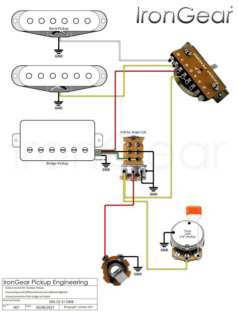 humbucker  volume  tone   wiring diagram image