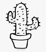 Cactus Coloring Prickly Pear Clipart Transparent Clipartkey Clip Pinclipart sketch template
