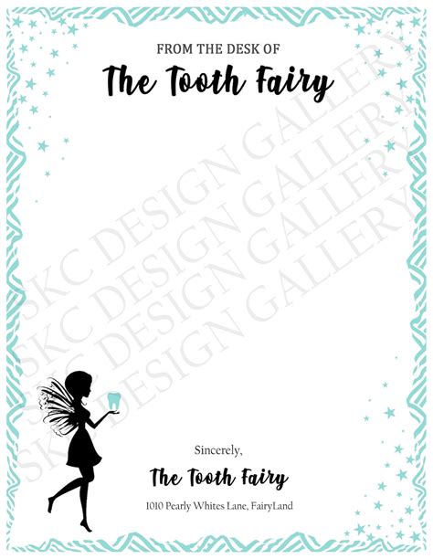 letter   tooth fairy template retsail