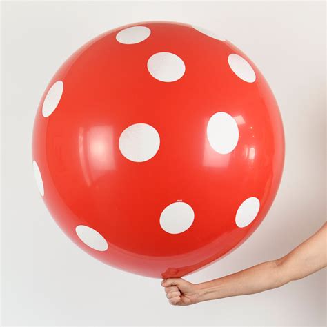 giant polka dot balloon  latex balloon  qualatex etsy