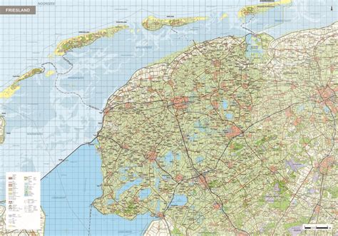 topografische kaart friesland   kaarten en atlassennl