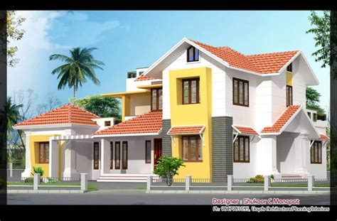 kerala house design plan villa elevation