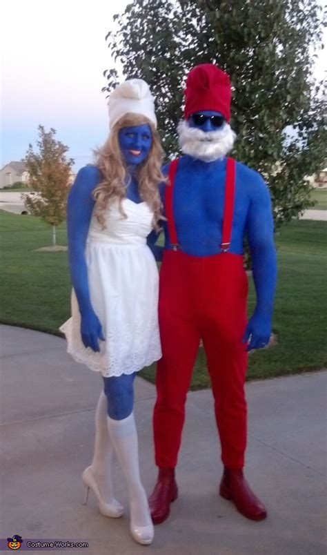 smurfs couple costume