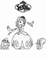Sofia Coloring First Pages Printable Kids Friends Sophia Disney Colouring Ecoloringpage Princess Printables Clipart Book Choose Board Popular Library Books sketch template
