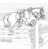 Horse Coloring Pages Dressage Jumping Getcolorings Printable Book Print sketch template