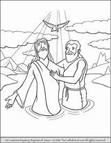 Coloring Pages Baptist John Printable Baptism Color Getcolorings Printables Catholic sketch template