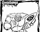 Abominable Goosebumps Yeti Colouringmermaid sketch template