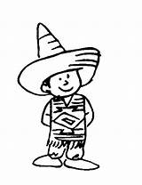 Charro Coloring Pages Mexican Dress Suit Template sketch template