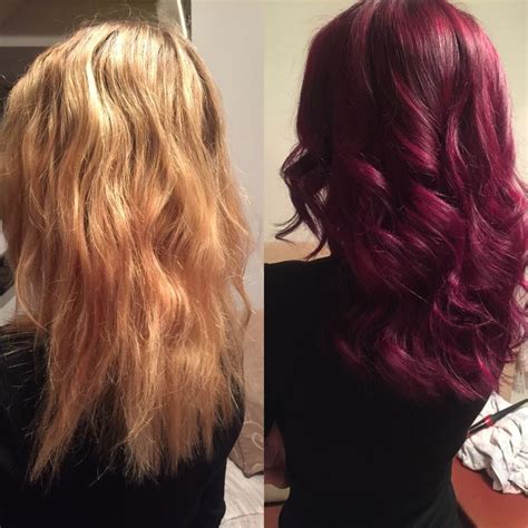 graceful hair makeover before n after hair transformation