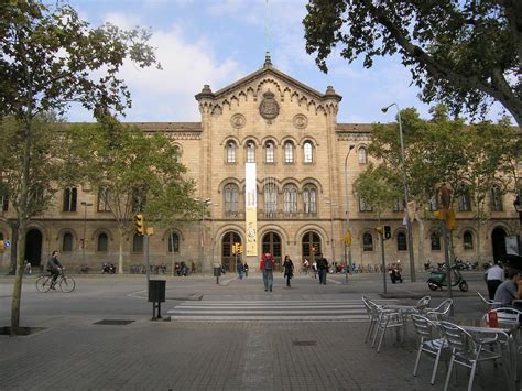 barcelona university main building barcelona structurae