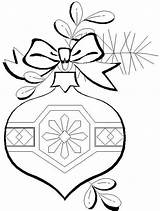 Coloring Ornaments Christmas Pages Ornament Printable Patterns Holiday Embroidery Sheets Colouring Color Book Tree Drawing Decorative Designs Clipart Clip Shape sketch template