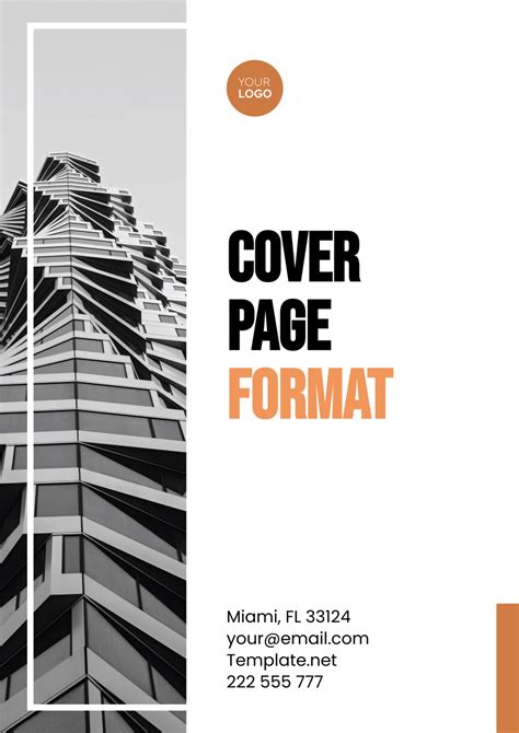 cover page format edit