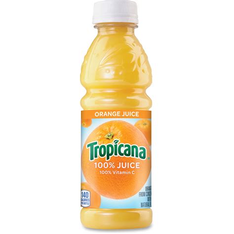 tropicana bottled orange juice orange flavor  fl oz  ml