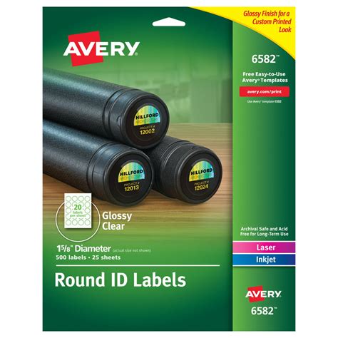 avery    id labels glossy clear  labels  walmart