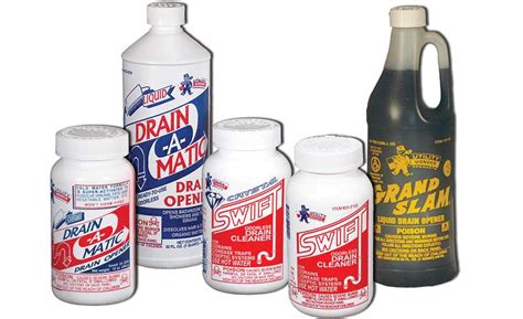 utility chemicals drain cleaners  openers    plumbing  mechanical plumbing