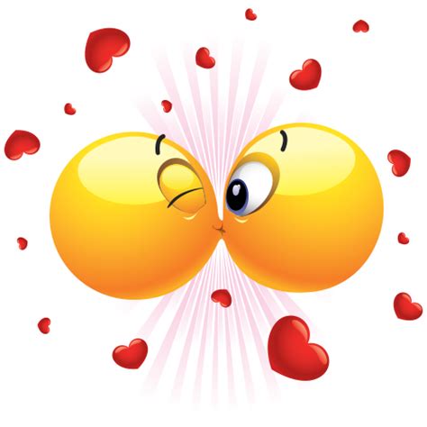 kiss all facebook emoticons citações de amor mensagem de coração e um beijo pra voce