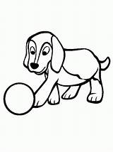 Coloring Pages Dog Beagles Printable Colouring Beagle Playing Worksheets Kids sketch template