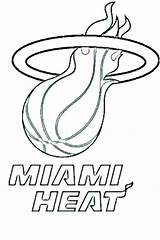 Coloring Pages Heat Logo Basketball Chicago Bulls Miami Nba Name Printable Logos Bears Drawing Wwe Color Football College First Getcolorings sketch template