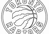 Toronto Raptors Coloring Pages Logo Drawing Getdrawings Getcolorings sketch template