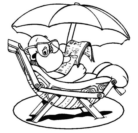 fun summer coloring pages  coloring picture animal