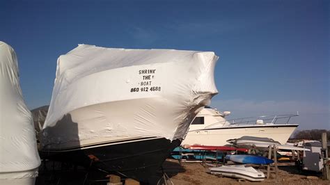 boat shrink wrapping services pro shrink wrapping  haulingpetes