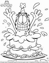 Garfield Coloring Colouring Pages Kids Excitement Provide Hours Many Fun Print These sketch template