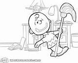 Peanuts Coloring Linus sketch template