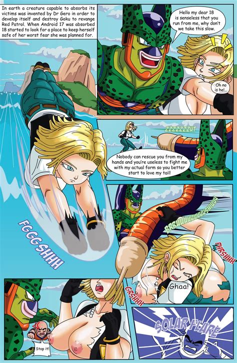 android 18 goes inside cell dragon ball z porn comics