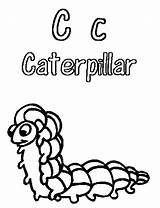 Coloring Caterpillar Kids Pages Printables Worms Popular Central sketch template